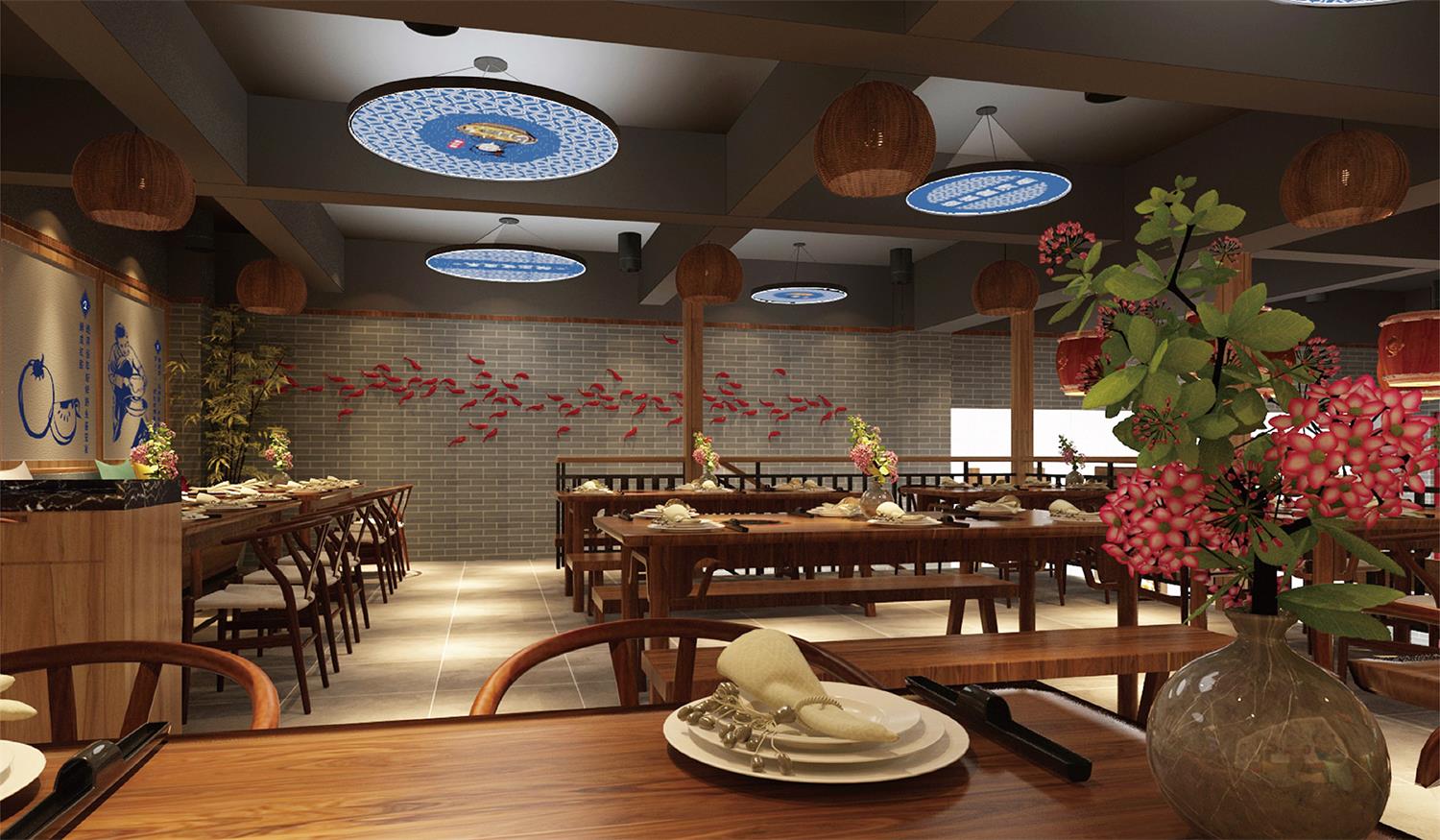 荔浦如何让中餐厅的餐饮空间设计，蕴含中国传统文化底蕴？